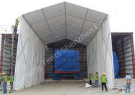 Large Workshop Custom Made Industrial Storage Tents White Pvc Fabric Cover